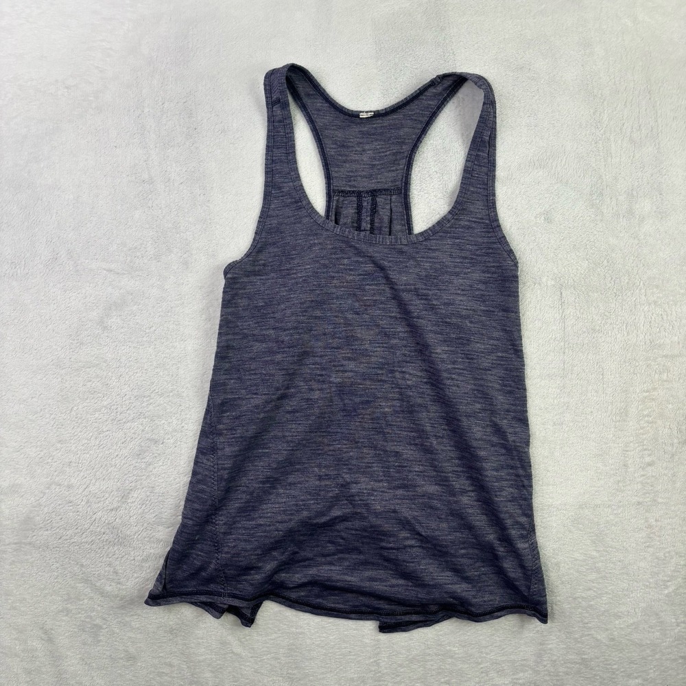 Lululemon Enhearten Racerback Tank Top Purple Activewear Athletic Womens Measure